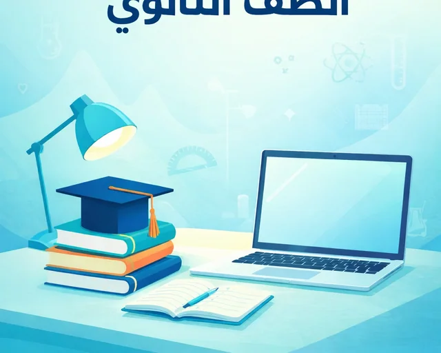 طالب في المرحلة الثانوية يستعد لاختبار